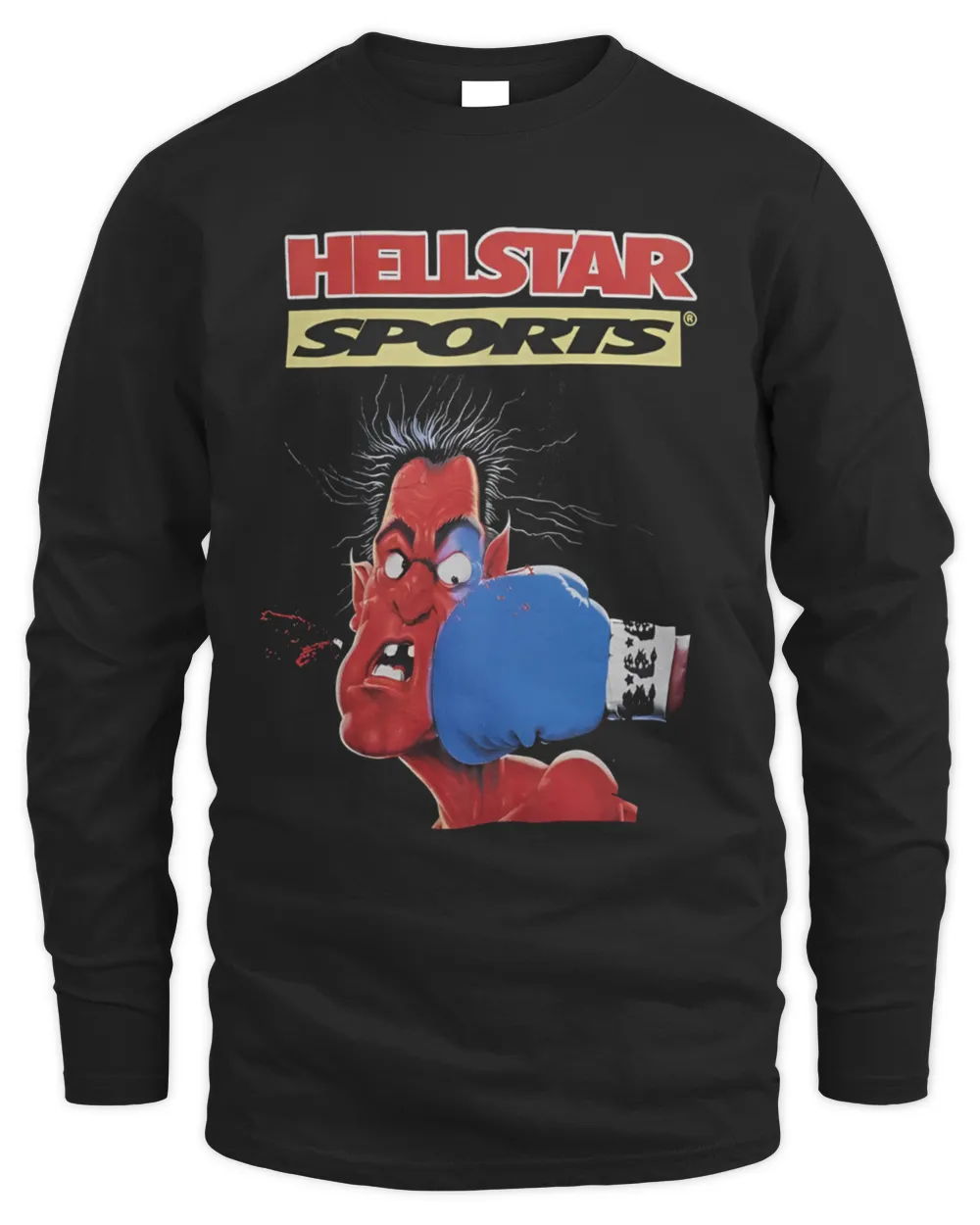 Hell Star Spots Shirt Men's Long Sleeved T-Shirt black s