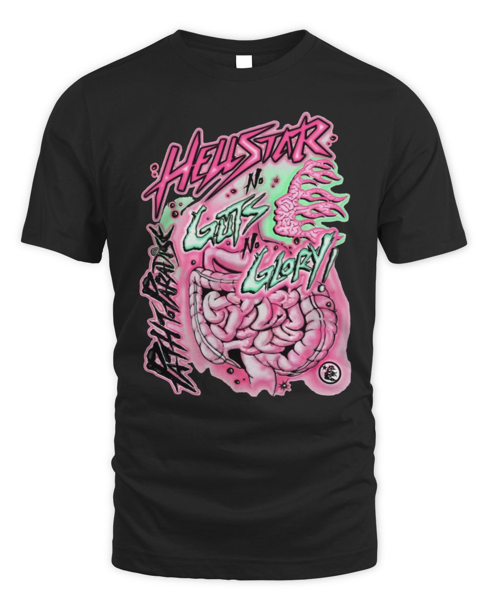 Hellstar No Guts No Glory shirt Unisex Standard T-Shirt black s