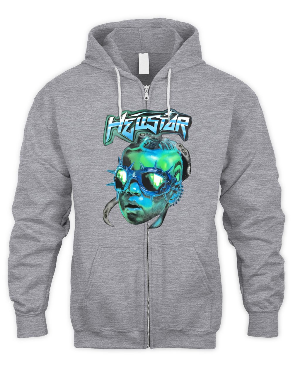 HEllSTAR SHIRT Men's Zip Hoodie sport-grey s