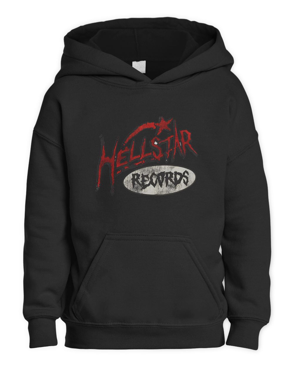 Hellstar Recdrds shirt Kids Pullover Hoodie black xs